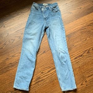 Ultra High Rise crossed waist Abercrombie jean